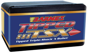Barnes Tipped Triple Shock (TTSX), .224", 22 Caliber, BT, 62 Grain, 50 Per Box (22454), Not Loaded