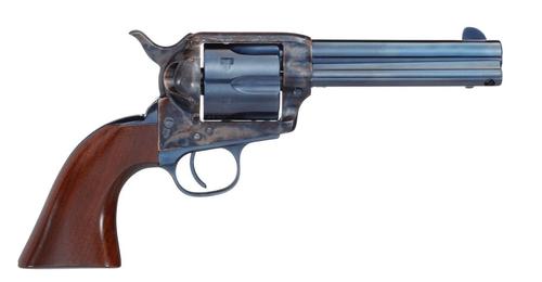 Taylors 1873 Cattleman Revolver 555117, 45 Long Colt, 4.75in, Walnut Grips, Casehardened Steel, 6 Rds