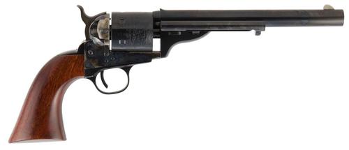 Cimarron 1872 Open Top Army SAO Revolver CA916, 45 Colt (LC), 7.50", Walnut Grips, Case Hardened Finish, 6rd