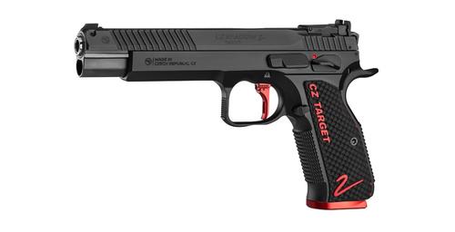 CZ CZ Shadow 2 Target Limited Pistol 91247, 9mm, 6in, Steel Frame, Red Accents, 17 Rds