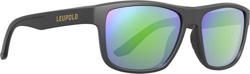 Leupold Katmai Sunglasses, Matte Black, Emerald Mirror (179099)