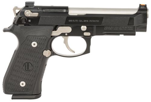 Beretta 92 Elite LTT Pistol LTT92ECB, 9mm, 4.70in, Black VZ/LTT G10 Grips, Black Finish, 18 Rds