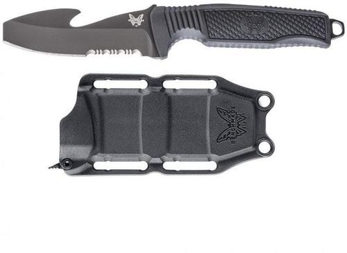 Benchmade H2O Fixed Blade Dive Knife w/Combo Edge Opposing Bevel Blade