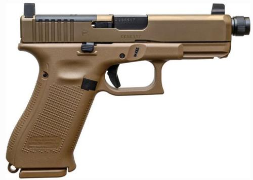 Glock 19X MOS Pistol PX1950S03MOSTB, 9mm, 4.52 in, Polymer Grip, Flat Dark Earth Finish, Ameriglo Tall Sights, 19 Rd