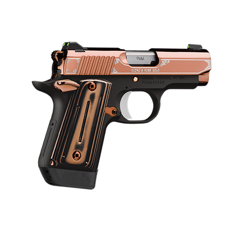 Kimber Micro 9 Rose Gold Pistol 3300174, 9MM, 3.15", G10 Grips, Rose Gold Slide, 6 Rd
