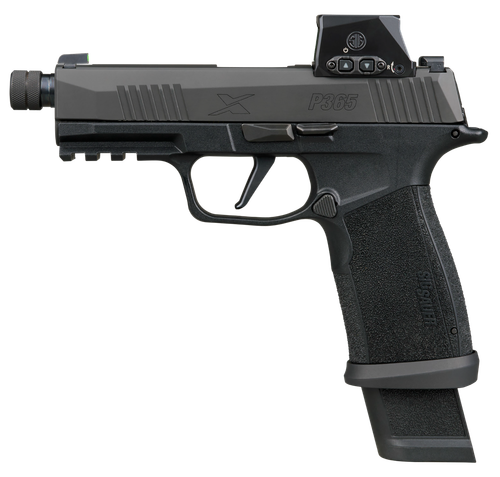 Sigarms P365 X-MACRO TACOPS Pistol 365XCA-9-BTAC-TB-RXSL, 9mm, 4.3in, XMacro Polymer Grips, 21 Rds