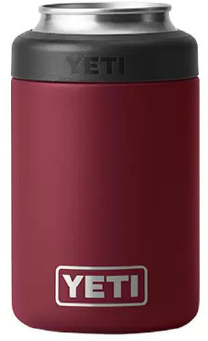 Yeti Rambler Colster Stainless Steel Drink Insulator, DuraCote Harvest Red (21071500655)