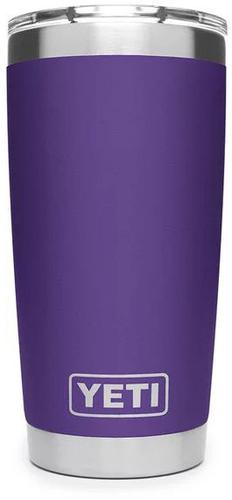 Yeti Rambler Tumbler 20oz Stainless Steel Cup, DuraCote Peak Purple (YRAM20PP)