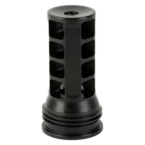 Huxwrx QD 5.56 Cal Muzzle Brake, Black with 1/2x28 tpi Threads, (1599)