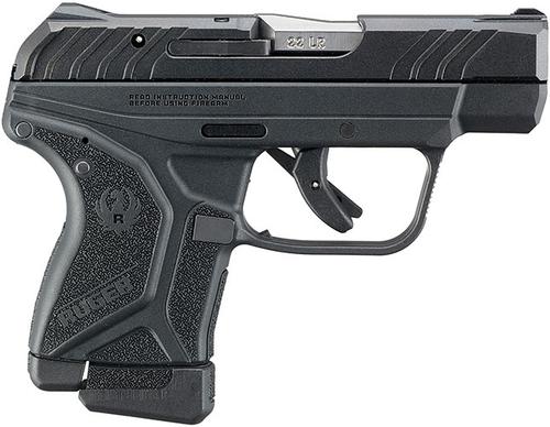 Ruger LCP II Pistol 13747, 22 LR, 2.75", Black Polymer Grips, Black Finish, 10 Rds