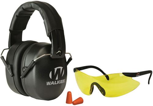 Walker Game Ear EXT Range Shooting Muff Combo Kit (GWPFM3GP)