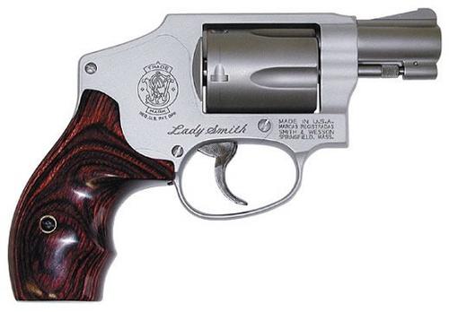 Smith & Wesson 642 Ladysmith Revolver 163808, 38 Special, 1.87", Wood Grip, Stainless Finish, 5 Rd