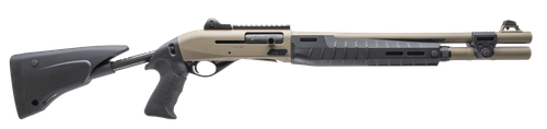 Benelli M2-G1 922R Tactical Semi-Auto Shotgun, 12 Gauge, 18.5", 3" Chmbr, FDE Finish, 5-Position Stock, Ghost Ring Sight, 7+1