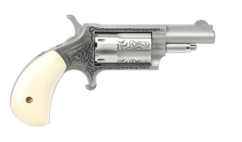 North American Mini-Revolver Revolver NAA-22M-AH, 22 Mag, 1 5/8in, Wood Grips, 5 Rds
