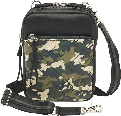 Gun Tote'n Mamas Crossbody Hipster (GTM-06CAMO), Fits Small Pistols & Revolvers, Camo Pattern Dyed
