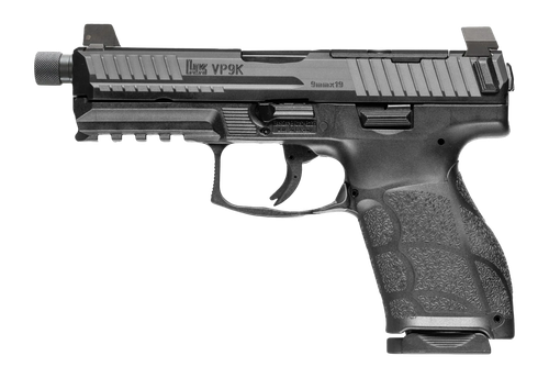 Heckler & Koch VP9A1 K Tactical Optic Ready Pistol, 9mm, 4.70in, Textured Grips, Black Finish, 10 Rds