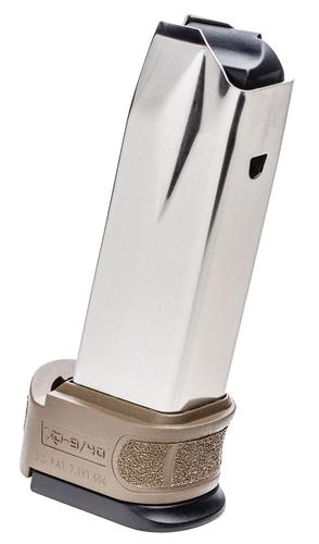 Springfield XD Mod.2 40 Smith & Wesson 10 Round Flat Dark Earth/Silver Replacement Magazine (XDG0940FDE)