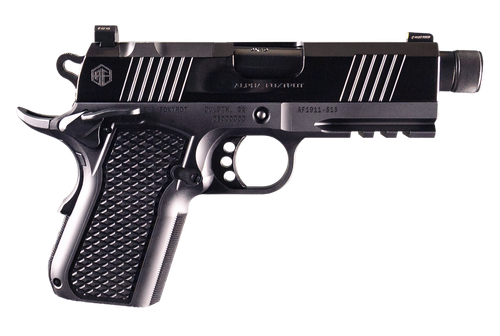 Alpha Foxtrot AF1911 S15 Optic Ready Pistol, 9mm, 3.50in, Polished DLC Finish, 15 Rds