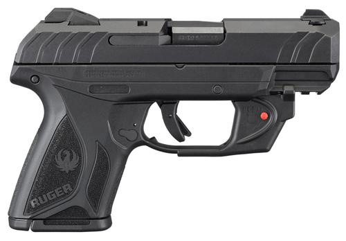 Ruger Security 9 Compact Pistol 3830, 9mm, 3.42", Textured Black Polymer Grips, Black Finish, 10 Rds