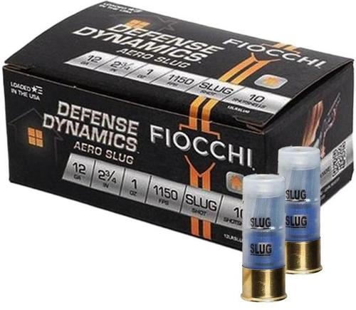 Fiocchi Low Recoil Rifled Slug, 12 Gauge, 2-3/4", 1 oz, 1150 fps, 10 Rd/bx