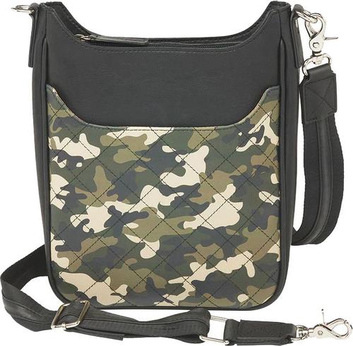 Gun Tote'n Mamas Crossbody Mail Pouch (GTM-17CAMO) Fits Small Pistols & Revolvers, Camo Dyed Pattern