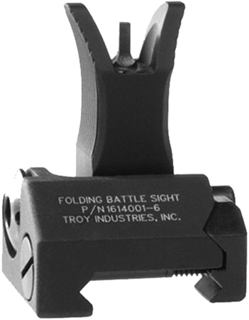 Troy Front Tritium Folding M4  FBSFMBT01, Nylon, Black, 