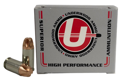 Underwood Pistol Ammunition, 380 ACP, Solid Monolithic, 90 GR, 1200 fps, 20 Rd/bx