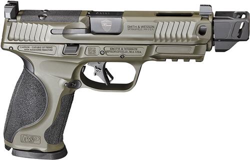 Smith and Wesson M&P9 M2.0 Spec Series Limited Edition 13974, 9mm Luger, 4.8", OD Green Cerakote Finish, 23 Rds