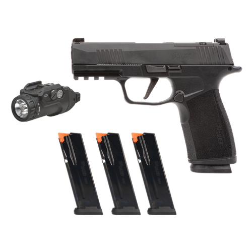 Sig Sauer P365 Macro TacPac Semi-Auto Pistol 365XCA9BXR3TACPAC, 9mm, 3.7 in, w/Sig Foxtrot, 3/17 Rds