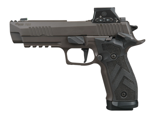 Sig Sauer P226 X5 Legion w/Optic Pistol, 9mm, 4.40in, Legion Black TXG Panels w/Magwell Grips, Legion Gray Cerakote Finish, 20 Rds