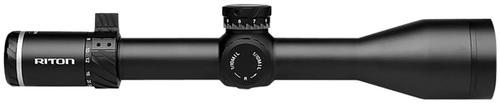 Riton Conquer Rifle Scope 5C428LFI23, 4-28x, 56mm Obj, 34mm Tube, Black, Illuminated TPSR Reticle
