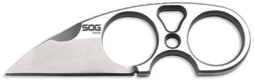 S.O.G Snarl Sheepsfoot Blade Stainless Neck/Belt Sheath (JB01K)