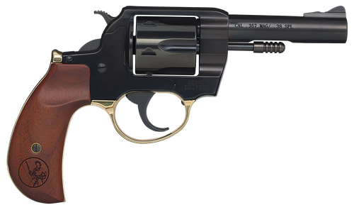 Henry Big Boy Revolver H017BDM, .357 Magnum/.38 Special, 4", Birdshead Walnut Grips, Blued Finish, 6 Rds