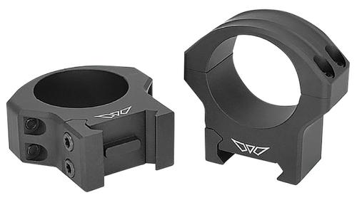Warne 8501M Hyperlite Rings, 1", Medium, Matte Black