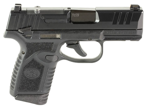 FN Herstal Reflex MRD Optic Ready Pistol 66101422, 9mm Luger, 3.30in, Black Stippled, Black Finish, 10 Rds