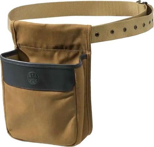 Beretta Waxwear Shell Pouch BS961020610832, Spice Brown, 50 Cartridge Capacity