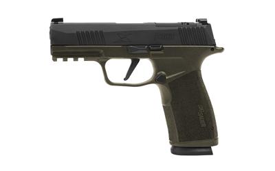 Sig Sauer P365 XMacro Sub-Compact Semi-Auto Pistol, 9mm, 3.7 in, Fortunate Son Green Frame, 17 Rds