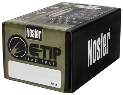 Nosler E-Tip 243 Caliber 90 Grain Spitzer (59165), Not Loaded