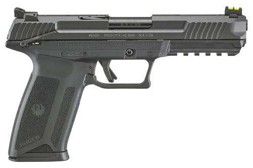 Ruger Ruger-57 Pistol 16402, 5.7x28mm, 4.94", Optic Ready, Black Polymer Grips, Black Finish, 10 Rds