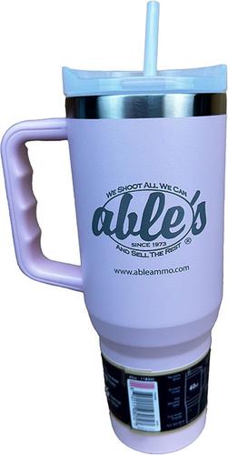 Yukon Outfitters Fit Forty 40oz Tumbler, w/Able's Logo, Soft Pink (YH4008ABL)