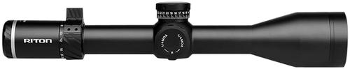 Riton Conquer Rifle Scope 5C428AFI23, 4-28x, 56mm Obj, 34mm Tube, Black, Illuminated MOR Reticle