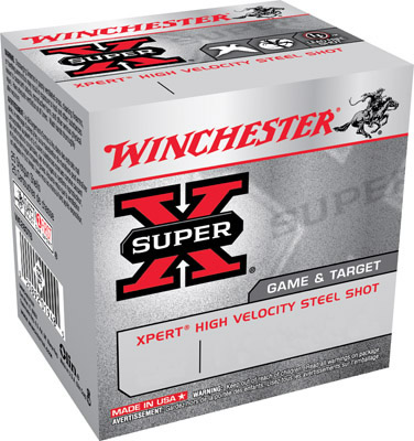 Winchester Xpert Upland Steel Loads WE12GTH7, 12 Gauge, 2-3/4", 1-1/8 oz, 1280 fps, #7 Steel Shot, 25 Rds/Bx