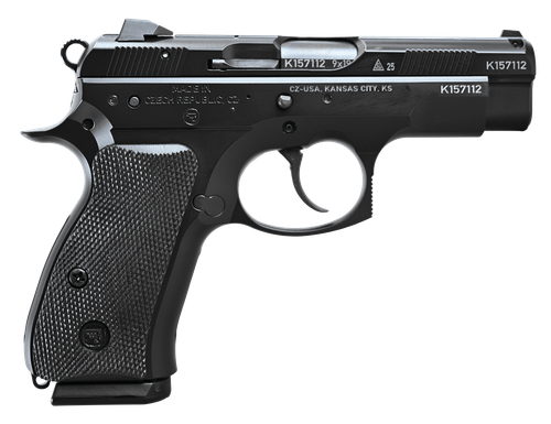 CZ 75 D Compact 50th Anniversary Elite Pistol 91209, 9mm, 3.75", Black Rubber Grip, Fixed Night Sights, 15 Rd