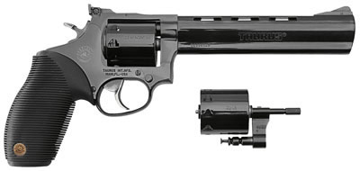 Taurus M992 Tracker DA/SA Revolver 2992061, 22 Long Rifle/22 Magnum, 6.5 in, Black Grip, Blue Finish, 9 Rd
