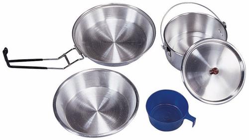Stansport 1-Person Aluminum Mess Kit (240P)