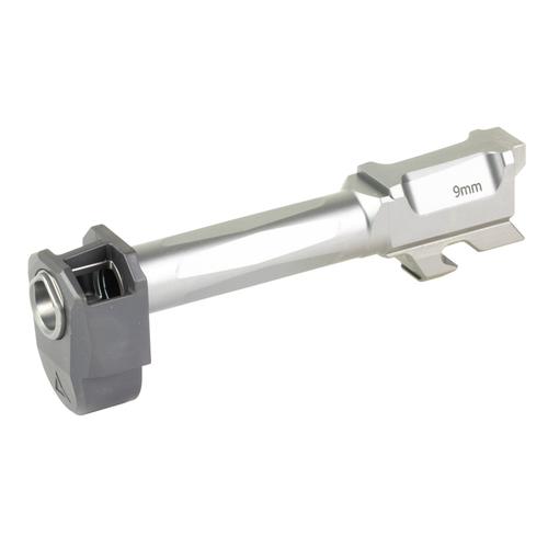 RADIAN Weapons Afterburner + Ramjet Barrel / Compensator For Glock 43, Black/Gray DLC Finish