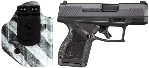 Taurus GX4 Compact Pistol 1GX4M931CK7, 9mm, 3.06", Black Polymer Grips, Black Nitride Slide, w/Holster, 11 Rds