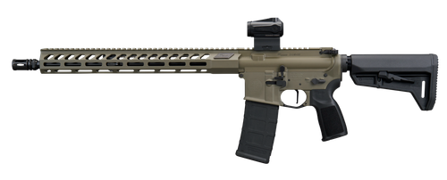 Sig Sauer M400 Forge Semi-Auto Rifle, 5.56 NATO, 16", Magpul SL-K Stock, w/Romeo MSR II Green Dot Sight, Moss Green Finish, 30 Rds