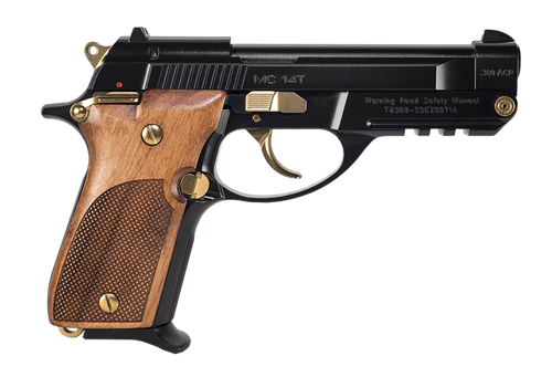EAA MC 14T Solution Pistol 390875, 380 ACP, 4.50in, Black Polymer, Black Gloss w/Gold Accents Finish, 13 Rds