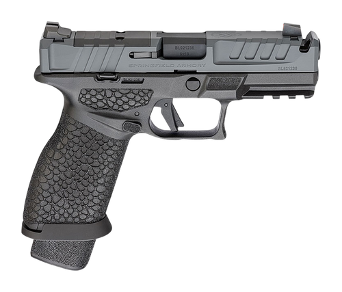 Springfield Echelon Pro 4.0C Optic Ready Pistol, 9mm, 4", Badlands Polymer Grips, Grey Cerakote Comped Slide, 20 Rds